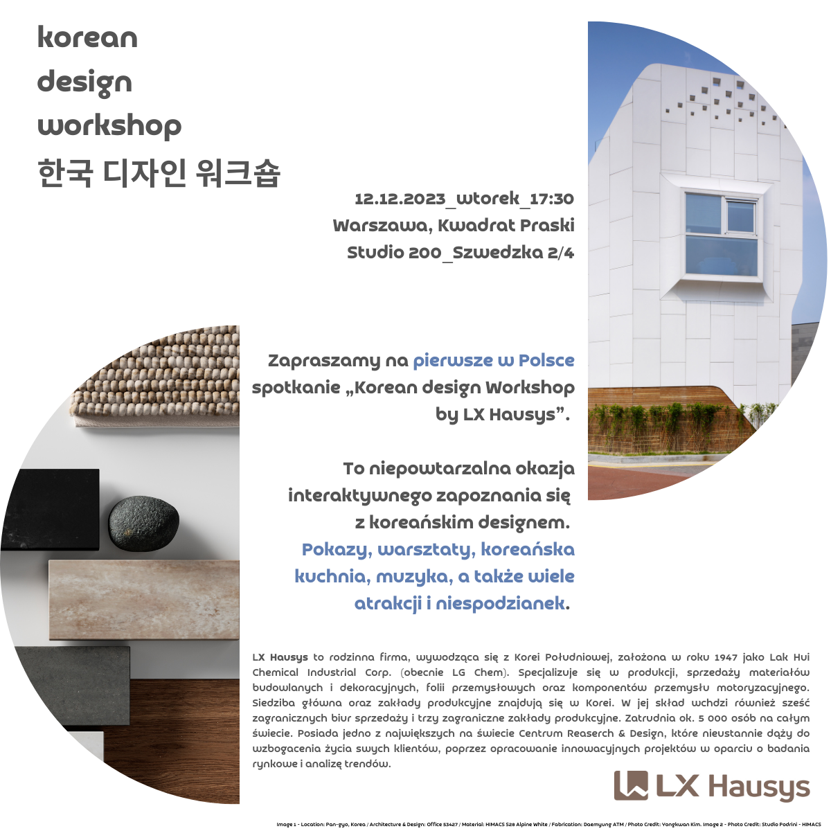Korean Design Workshop