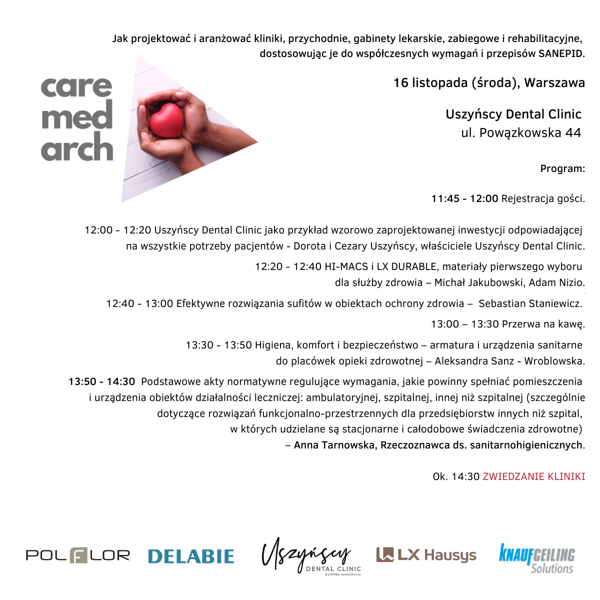 zaproszenie_care_med_arch_Warszawa